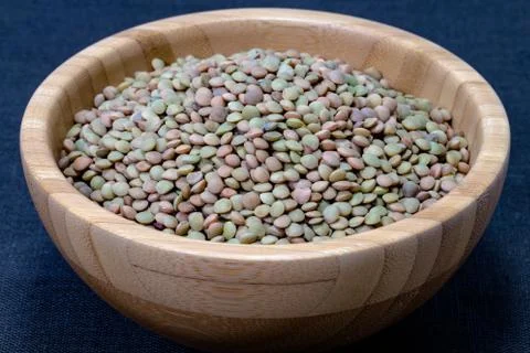 Raw lentil Foto stock