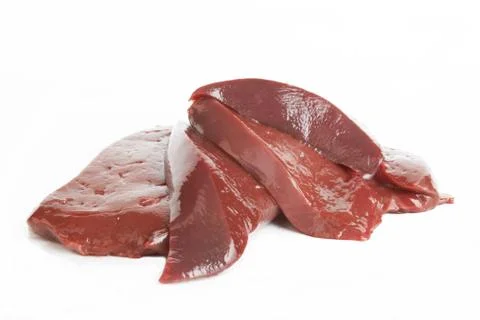 Raw liver Stock Photos