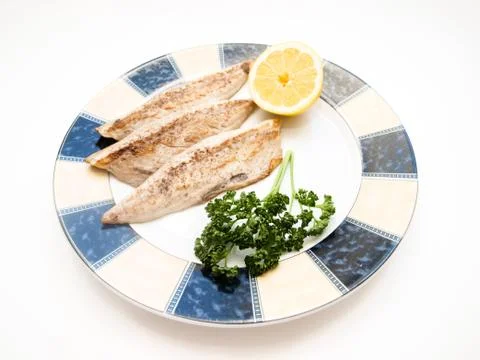 Raw mackerel filet Stock Photos
