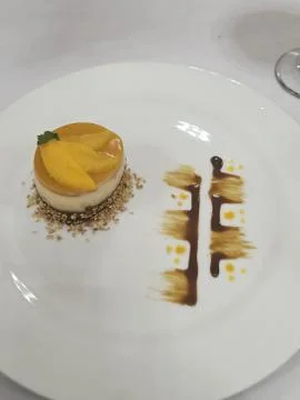 Raw Mango Mini Cake Stock Photos