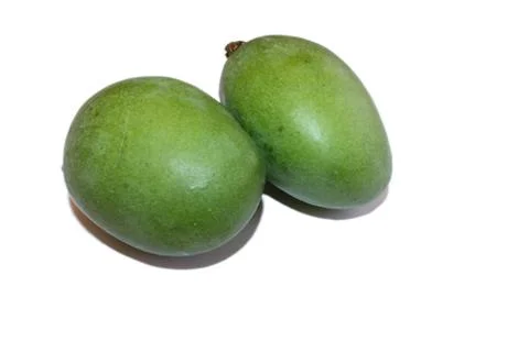 Raw mangoes Stock-Fotos