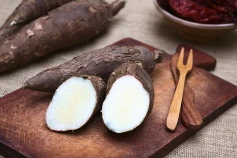 Raw Manioc Stock Photos