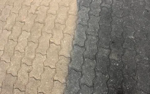 Raw material brick block worms, Stack of Brick block worms for built in home  Stock Photos