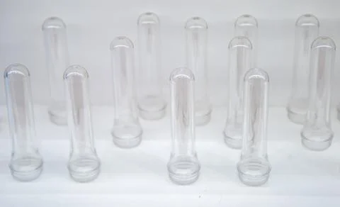 Raw Material Plastic Bottle Blowing Machine Stock Photos