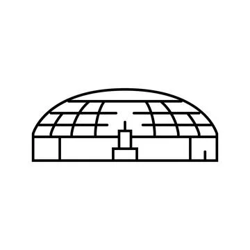 Raw materials storage cement production line icon vector illustration Stock Illustration