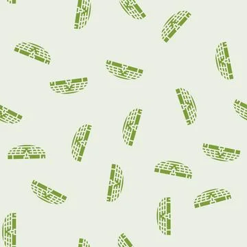 Raw materials storage cement production glyph seamless pattern 스톡 일러스트