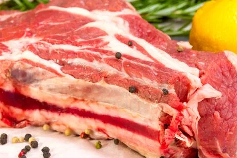 Raw meat - beef Stock Photos