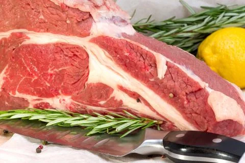 Raw meat - beef Stock Photos