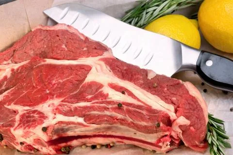 Raw meat - beef Stock Photos