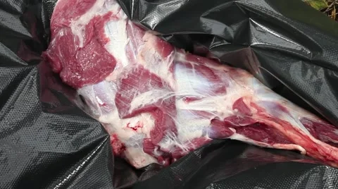 Raw meat Stock Footage 39970212