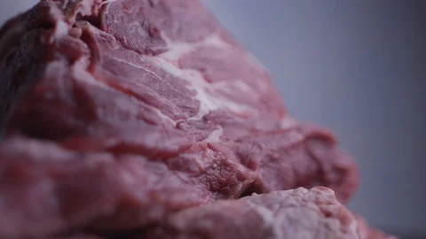 Raw meat Stock Footage 119037101