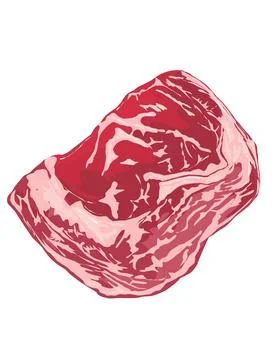 Raw meat Stock Illustration