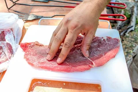 Raw meat Stock Photos