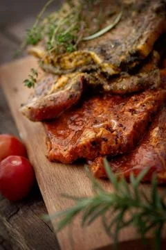 Raw meat Stock Photos