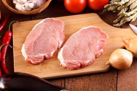 Raw meat Stock Photos