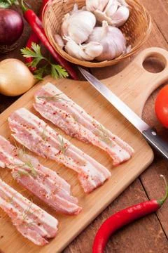 Raw meat Stock Photos