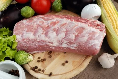 Raw meat Stock Photos