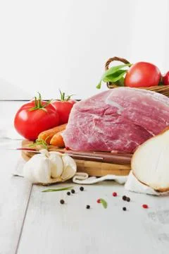 Raw meat Stock Photos