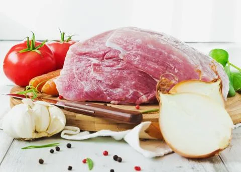 Raw meat Stock Photos