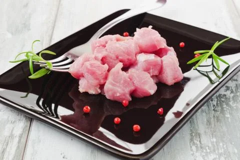 Raw meat Stock Photos