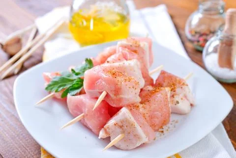 Raw meat Stock Photos