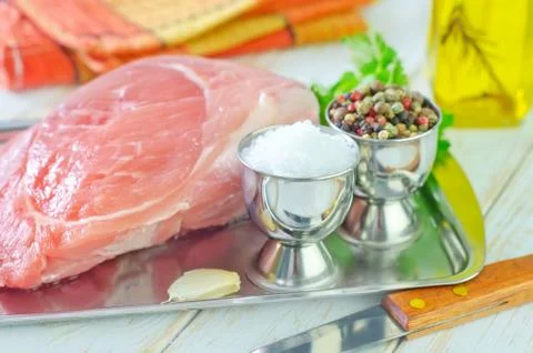 Raw meat Stock Photos