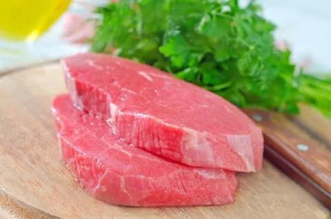 Raw  meat Stock Photos