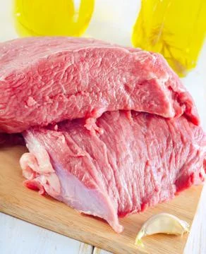 Raw meat Stock Photos