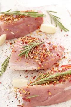 Raw meat Stock Photos