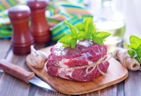 Raw meat Stock Photos