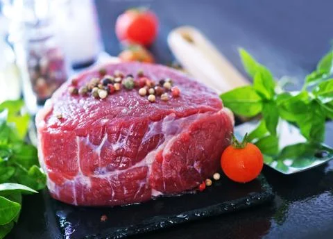 Raw meat Stock Photos