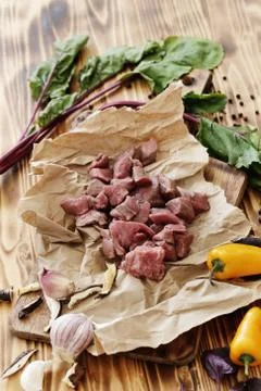 Raw meat Stock Photos