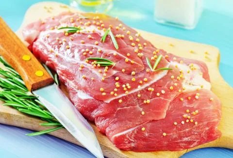 Raw meat Stock Photos