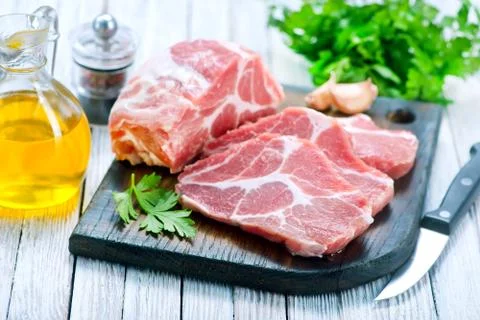 Raw meat Stock Photos