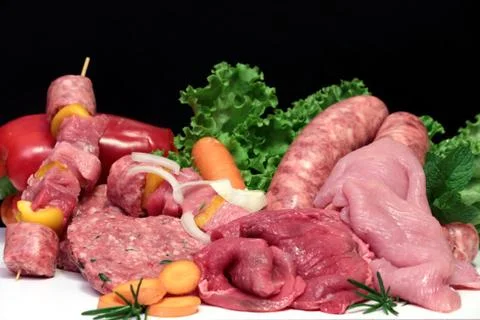 Raw meat Stock Photos