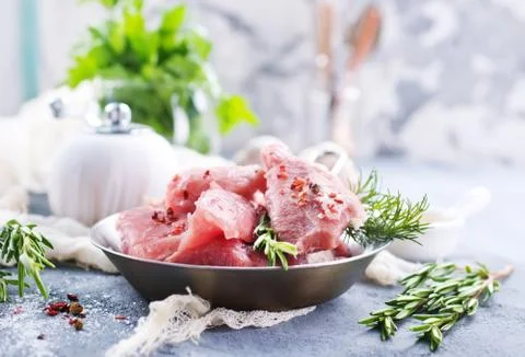Raw meat Stock Photos