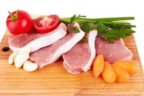 Raw meat Stock Photos