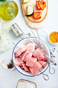 Raw meat Stock Photos