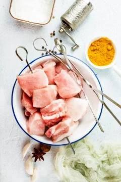 Raw meat Stock Photos