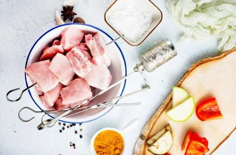 Raw meat Stock Photos