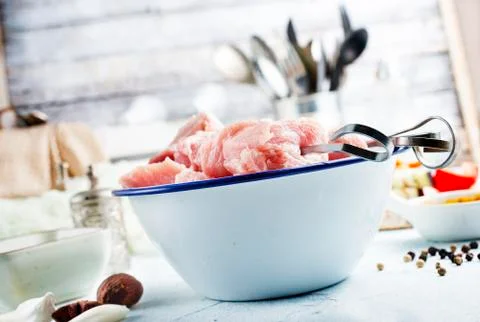 Raw meat Stock Photos