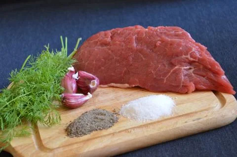 Raw meat Stock Photos