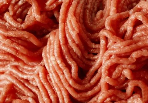 Raw minced beef close-up Stock Photos