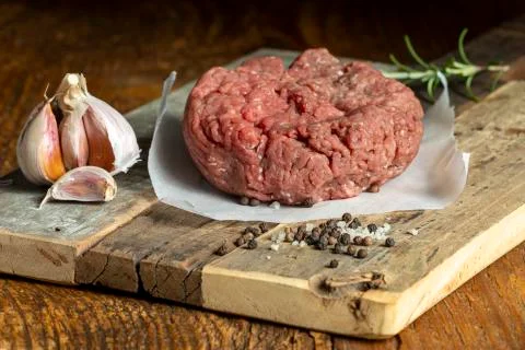 Raw minced meat Stock Photos