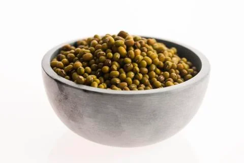 Raw mung bean Stock Photos