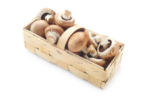 Raw Mushrooms Stock Photos