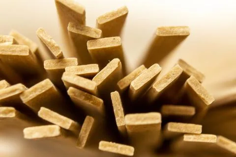 Raw noodles Stock Photos