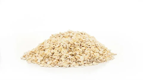 Raw oat Stock Footage 40055434