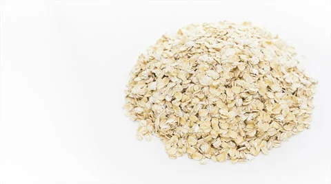 Raw oat Stock Footage 40058274