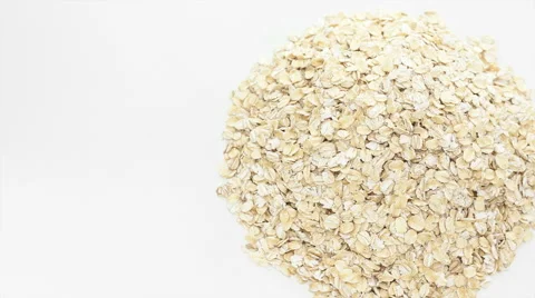 Raw oat Stock Footage 40058535